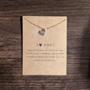 Message Necklace *I ❤️you* Perfect Valentine!